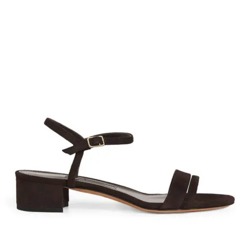Chic Brown Block Heel Sandals